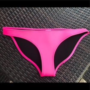 💕 Hoaka Swimwear Neon Pink Bikini Bottom
